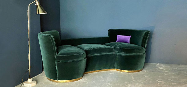divano anni50 edward wormley usa divano vintage modernariato a 088 SE