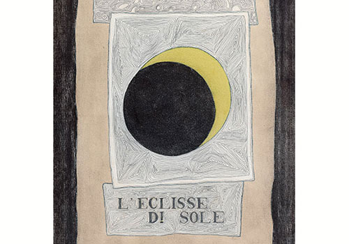 eclisse di sole tempera su carta francesco casorati p 025 FC 1