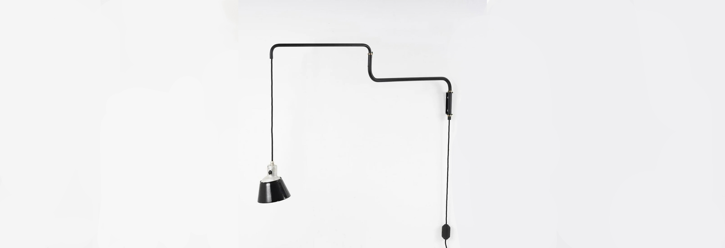 lampada da parete anni60 Heinrich Siegfried Bormann modello 830 015 A