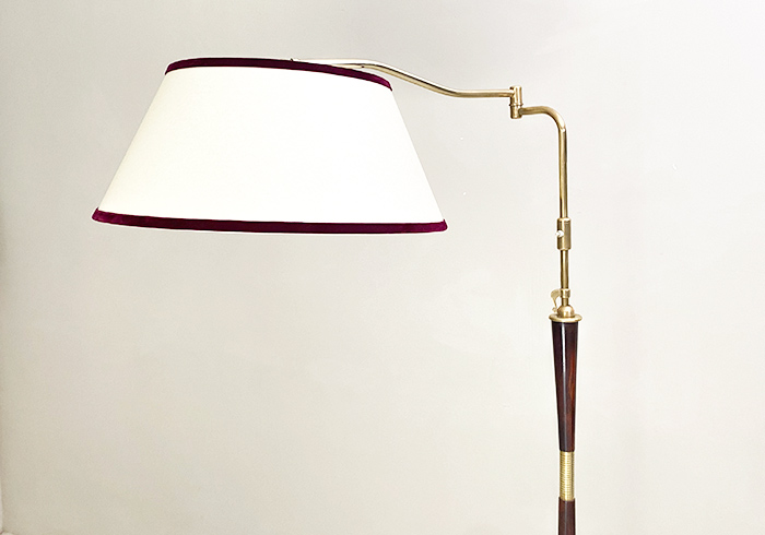 lampada da terra vintage con braccio orientabile p1 003 P 1