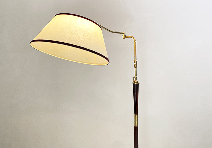 lampada da terra vintage con braccio orientabile p1 003 P 2