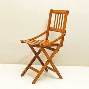 piccola sedia pieghevole vintage anni50 prod reguitti a 069 SE