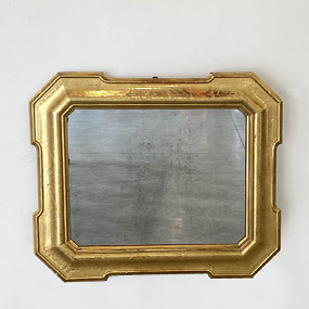 specchiera antica dell ottocento XIX secolo a vassoio A 014 CO