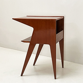 tavolino comodino vintage anni50 design silvio cavatorta a 059 TV