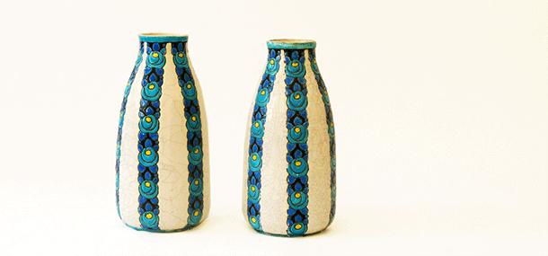 vasi art deco in ceramica anni30 a 026 C