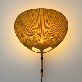 Lampada da parete Uchiwa di Ingo Maurer anni70 a 020 A