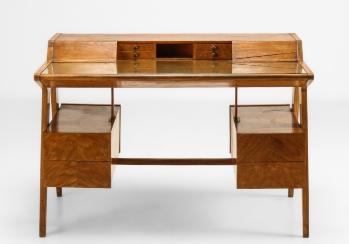 Scrivania anni50 im legno designer alberto clementi p1 022 SC 1