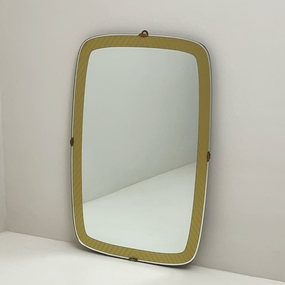 Specchiera vintage anni50 bicolore a 026 CO