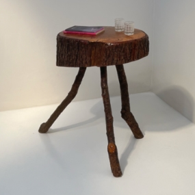 Tavolino tripode rustico anni40 A
