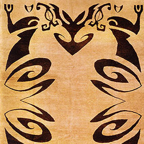 Tiki tappeto moderno anatolia lana a 006 TA