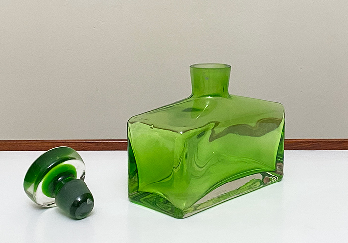 bottiglia di vetro di flavio poli per seguso vetri d arte anni60 p1 055 C 2