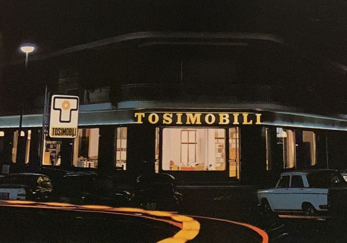 cassettiera anni 70 legno laccato formica P 63 M 3