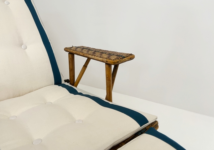 chaise longue vintage in midollino francia anni40 p2 028 E 1