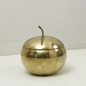 ciotola con coperchio in ottone anni60 a 046 C