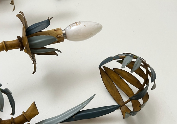 coppia di appliques in ferro battuto anni30 p1 017 A 2