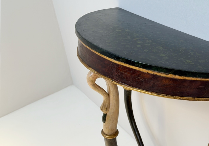 coppia di eleganti consolle antiche periodo impero p1 031 CN 3