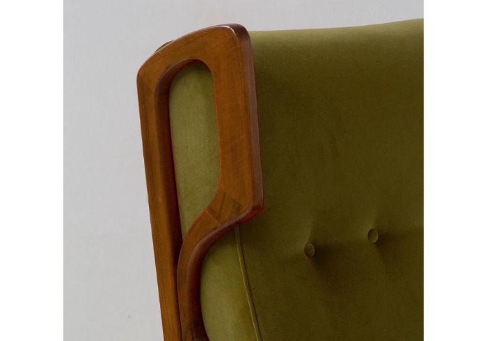 coppia di poltrone design orlando orlandi P1 025 PO 1