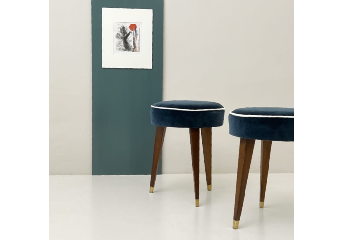 coppia di sgabelli anni50 attrib a gio ponti p 101 SE 1