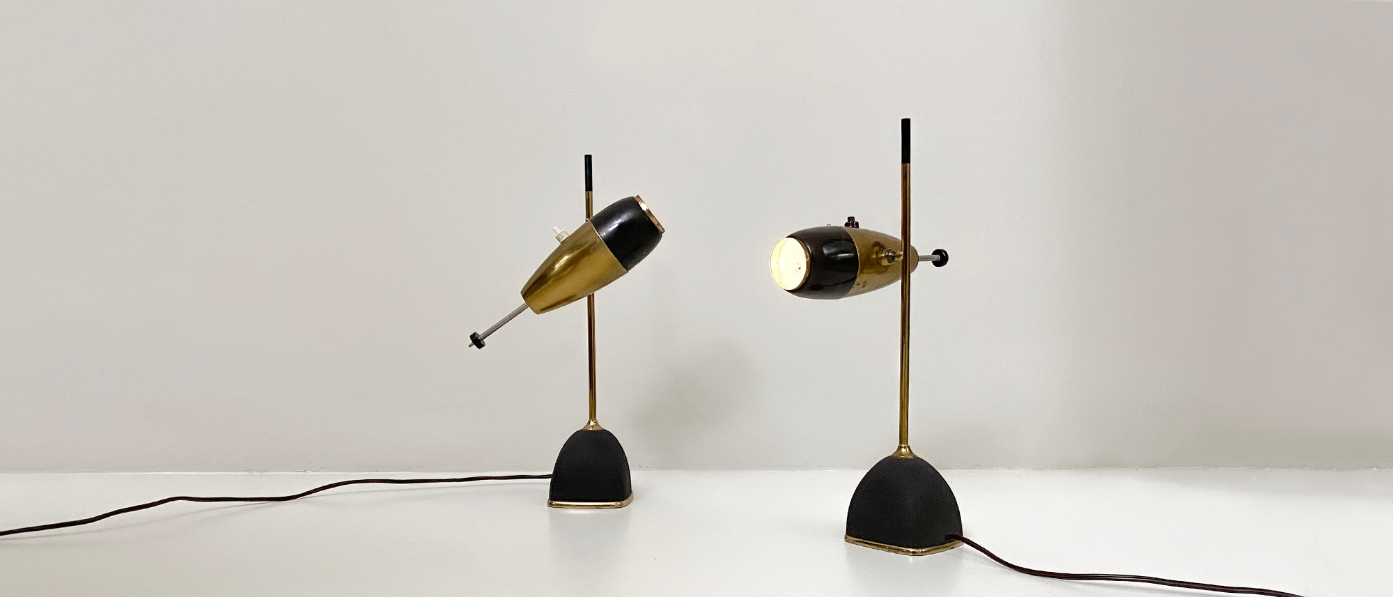 coppia lampade vintage anni50 design oscar torlasco per lumi 053 L(3)