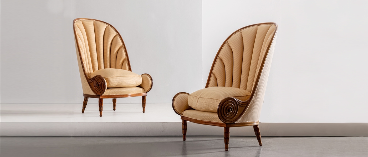 coppia poltrone nautilus di paul iribe 071 PO