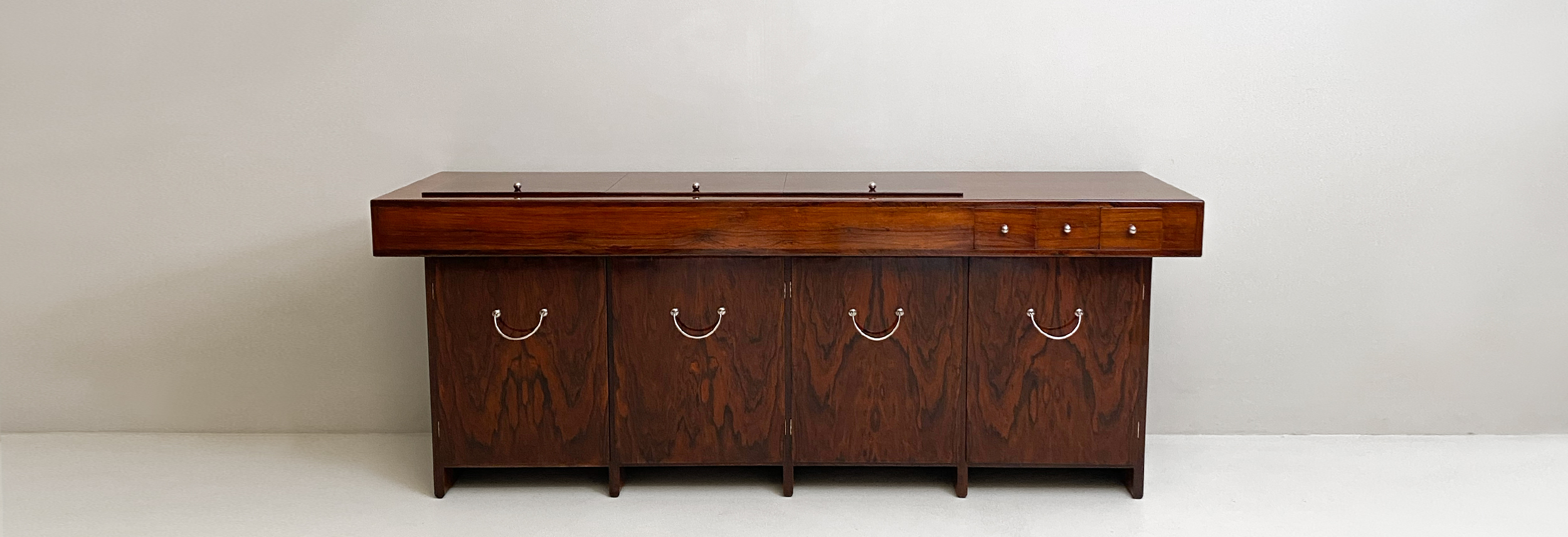 credenza vintge anni60 in legno di palissandro 015 M