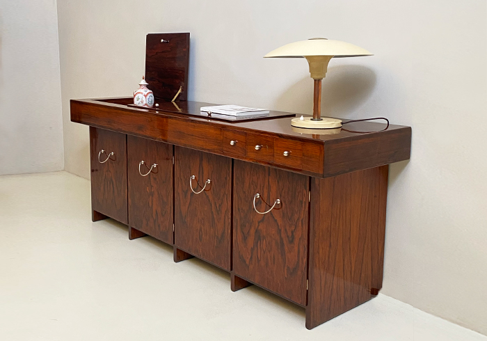 credenza vintge anni60 in legno di palissandro p1 015 M 4