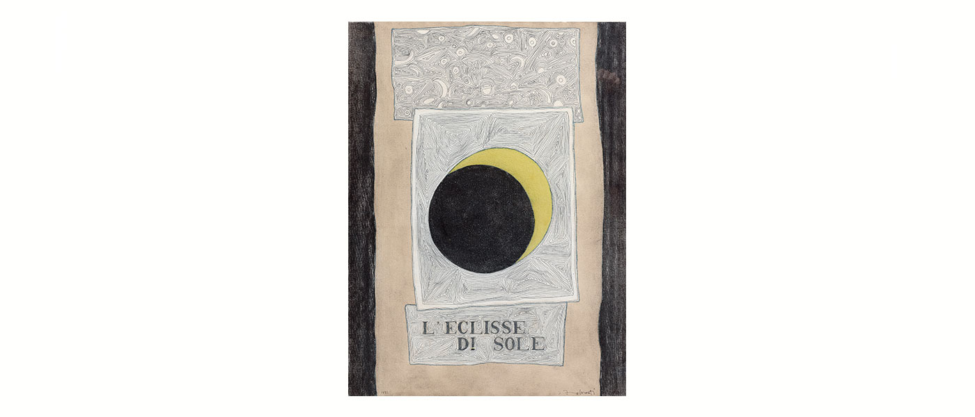 eclisse di sole tempera su carta francesco casorati 025 FC