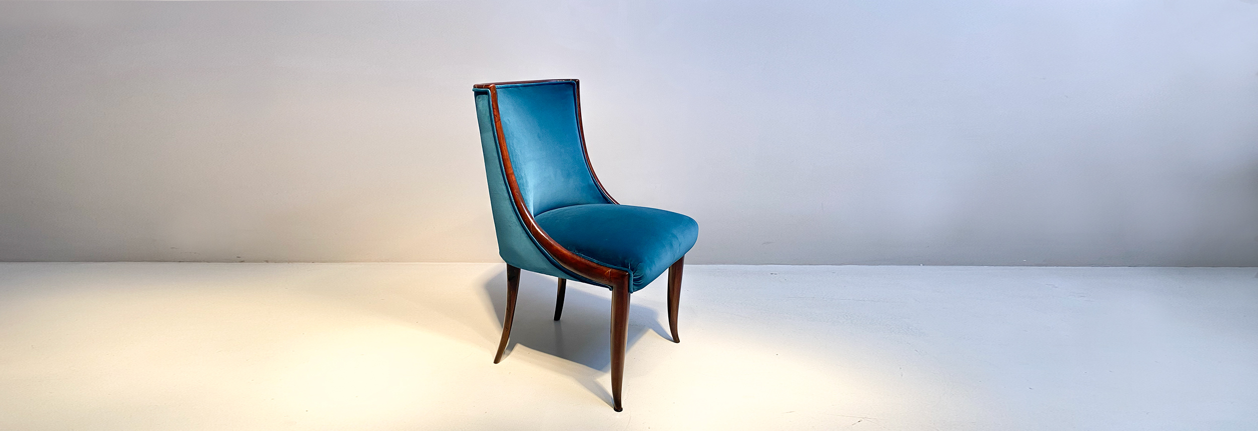 elegante sedia anni 50 design guglielmo ulrich 040 SE(2)