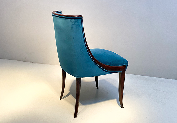 elegante sedia anni 50 design guglielmo ulrich p4 040 SE 2