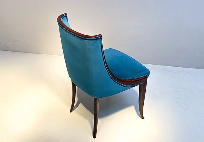 elegante sedia anni 50 design guglielmo ulrich p4 040 SE 1