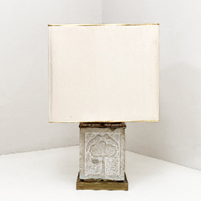 grande lampada da tavolo con capitello antico a 037 L