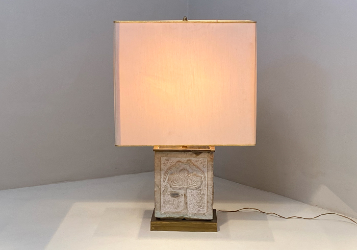 grande lampada da tavolo con capitello antico p3 037 L 2