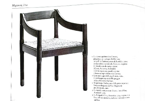 gruppo di quattro sedie vintage anni60 modello carimate p1 083 SE 2