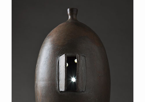 la stanza delle stelle vaso terracotta scultura marcello chiarenza arte contemporanea p 050 MC 1