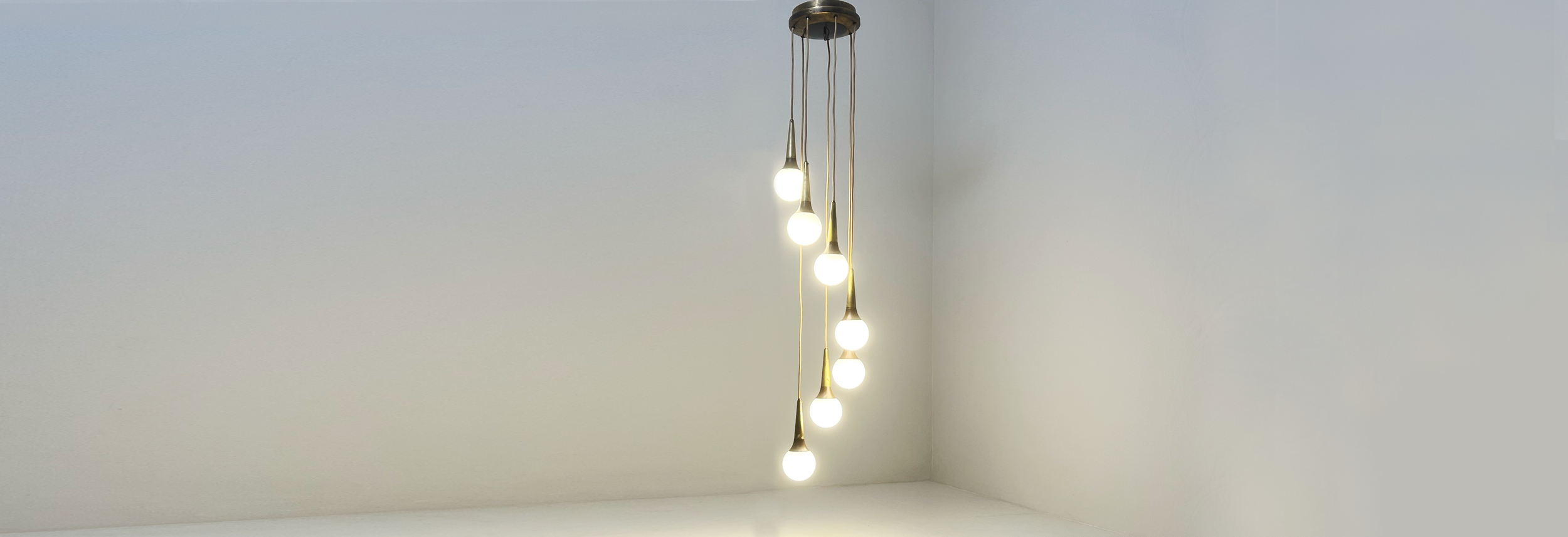 lampada a cascata anni50 attrib Stilnovo 034 SO