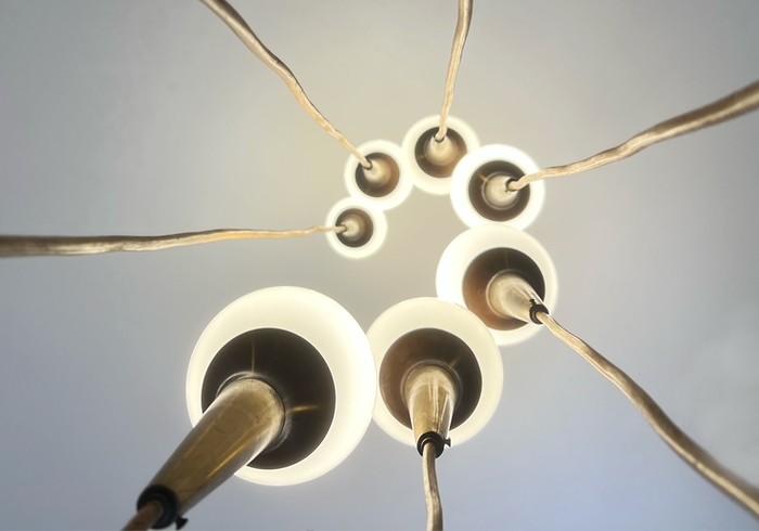 lampada a cascata anni50 attrib Stilnovo p1 034 SO 2