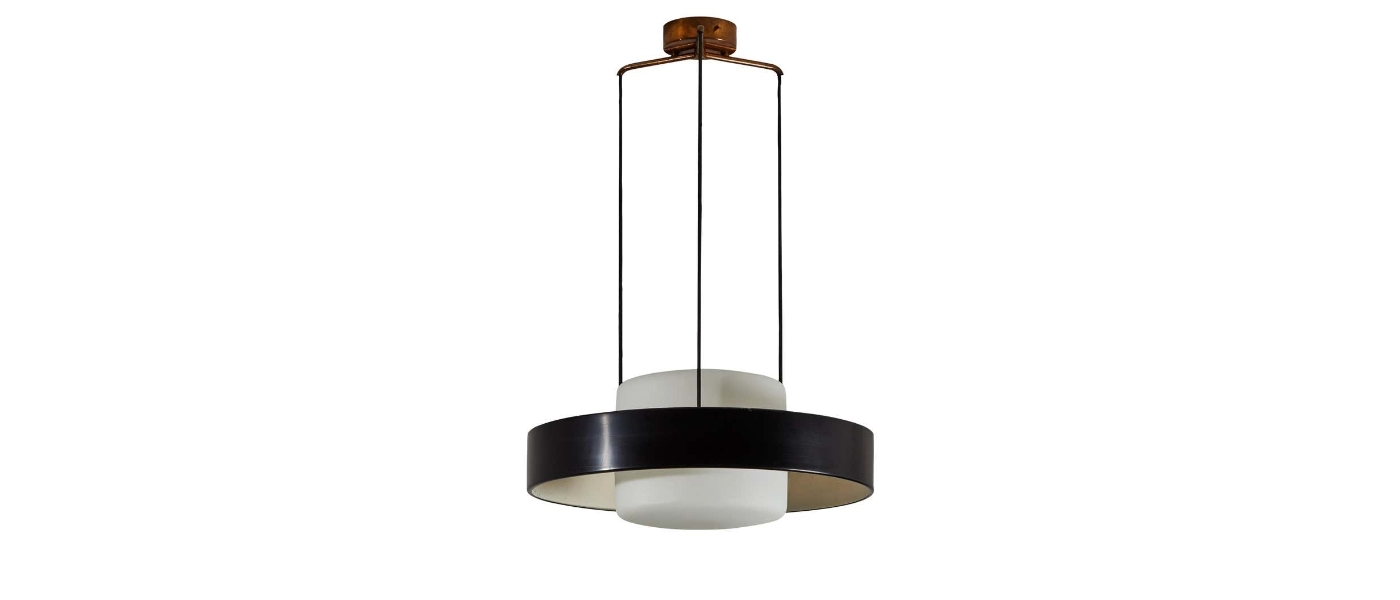 lampada a sospensione anni50 design bruno gatta per stilnovo 019 SO(2)