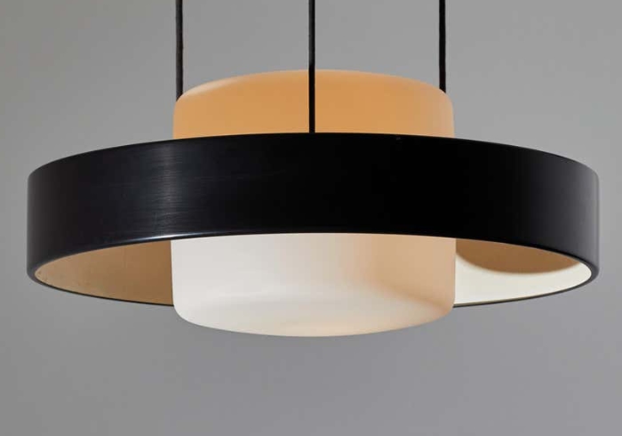 lampada a sospensione anni50 design bruno gatta per stilnovo p1 019 SO 2