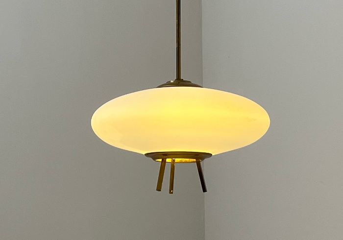lampada a sospensione vintage anni50 P1 026 SO 2
