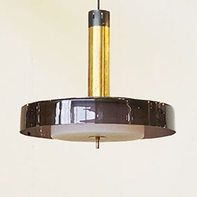 lampada a sospensione vintage anni50 in vetro e perspex a 003 SO