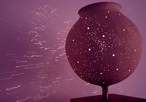lampada cielo scultura ceramica tonino negri p 011 AN 2