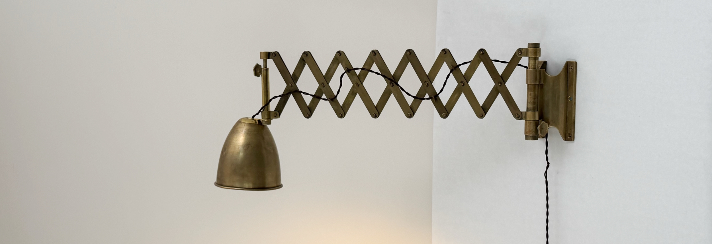 lampada da parete vintage anni50 a compasso 029 A