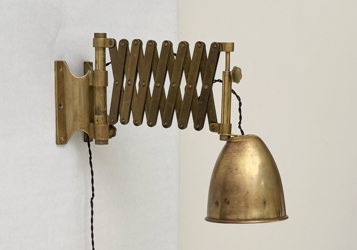 lampada da parete vintage anni50 a compasso p1 029 A 1