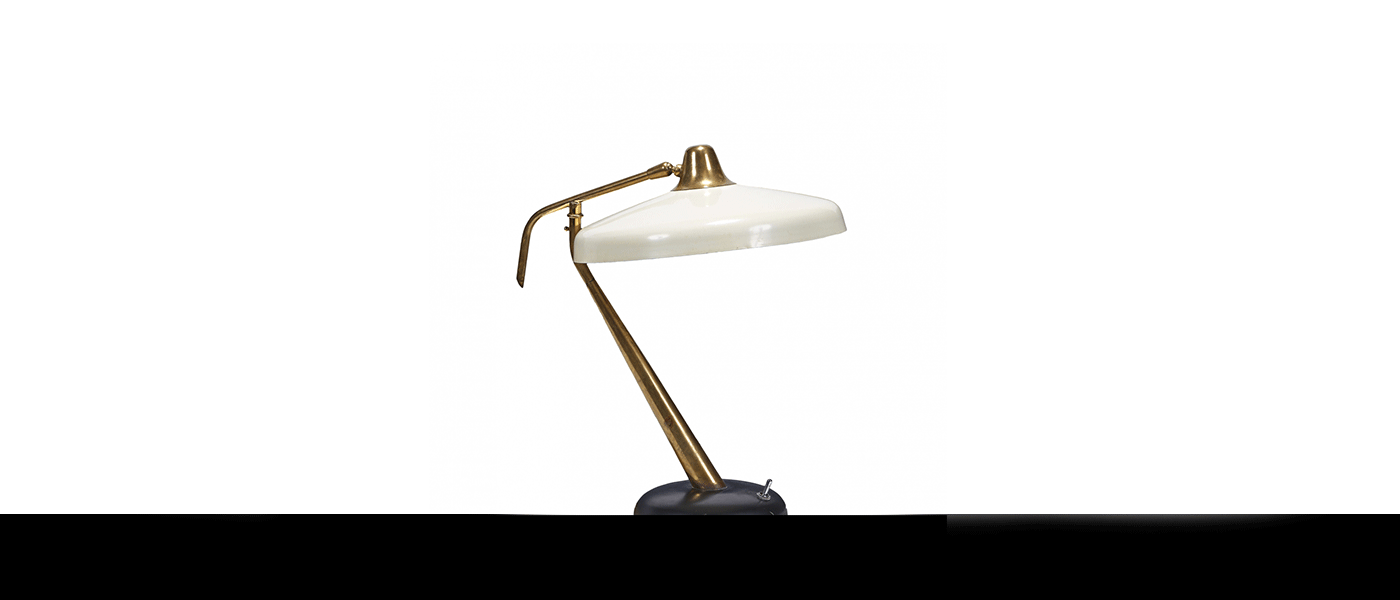 lampada da tavolo anni50 oscar torlasco per lumi 008 L
