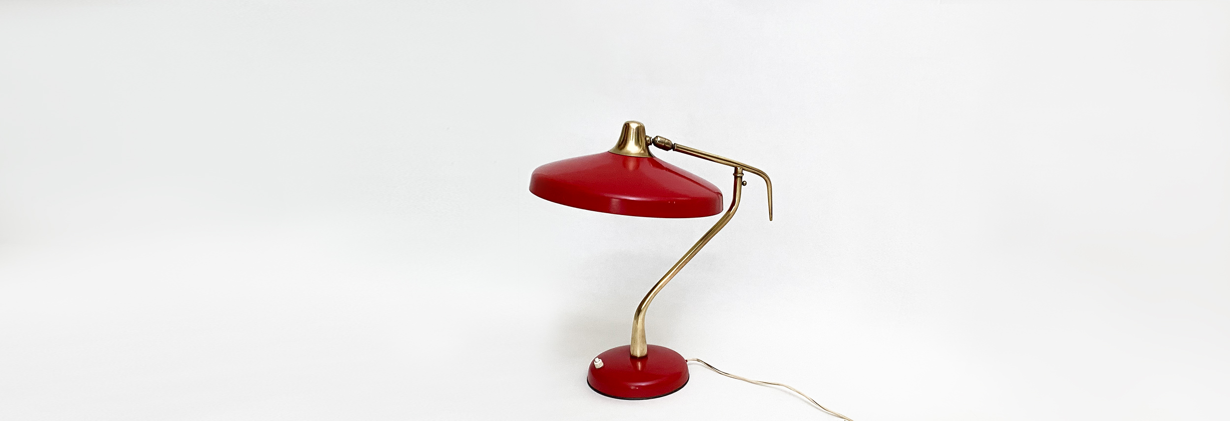lampada da tavolo vintage anni50 di oscar torlasco 046 L