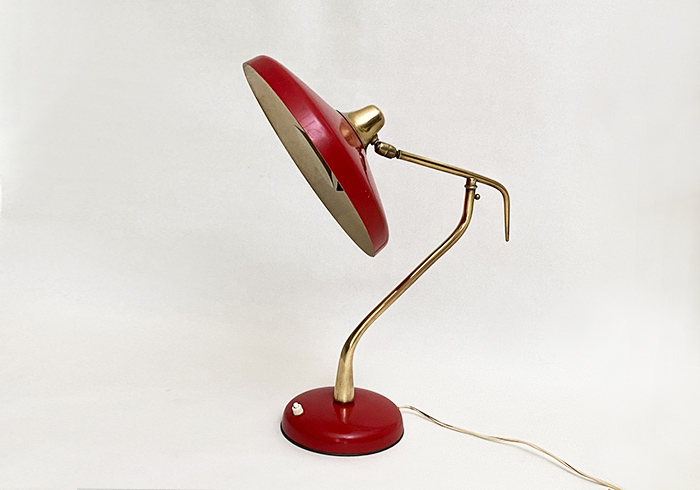 lampada da tavolo vintage anni50 di oscar torlasco P1 046 L 1
