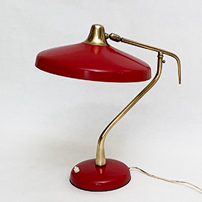 lampada da tavolo vintage anni50 di oscar torlasco a 046 L