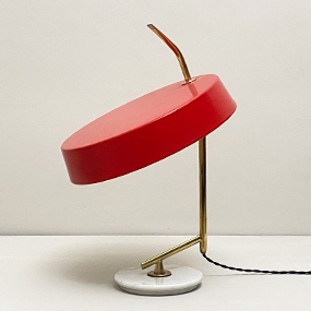 lampada da tavolo vintage anni50 metallo e ottone A2 032 L