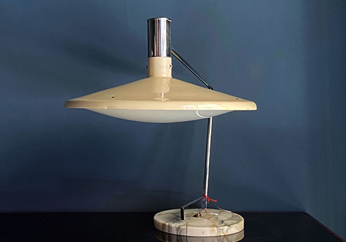 lampada da tavolo vintage anni60 orientabile p1 042 L 1