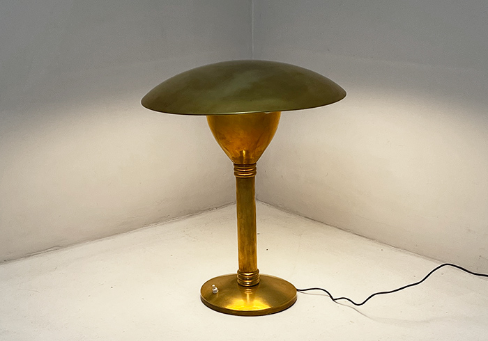 lampada da tavolo vintage in ottone p 013 L 1